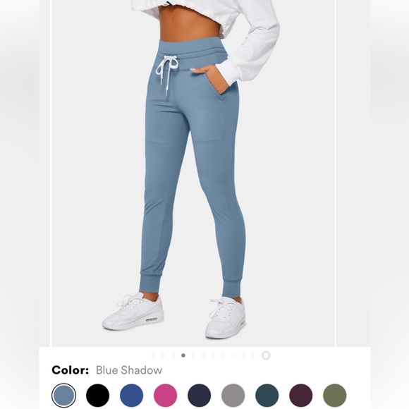 HALARA softly zero high waisted joggers in Blue shadow Size xs PETITE NWT - Picture 5 of 14